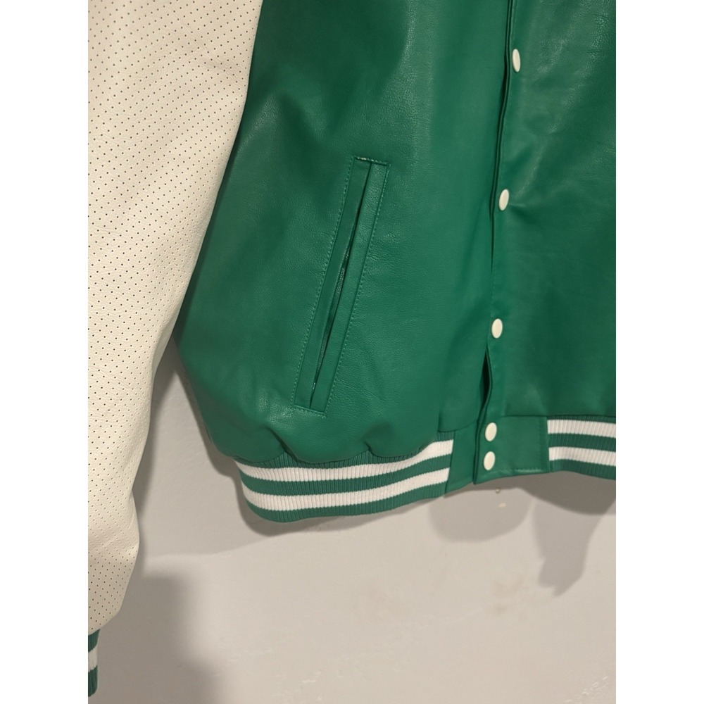 BOSTON CELTICS🍀 ULTRA GAME LEATHER JACKET SIZE XL - Picture 9 of 16